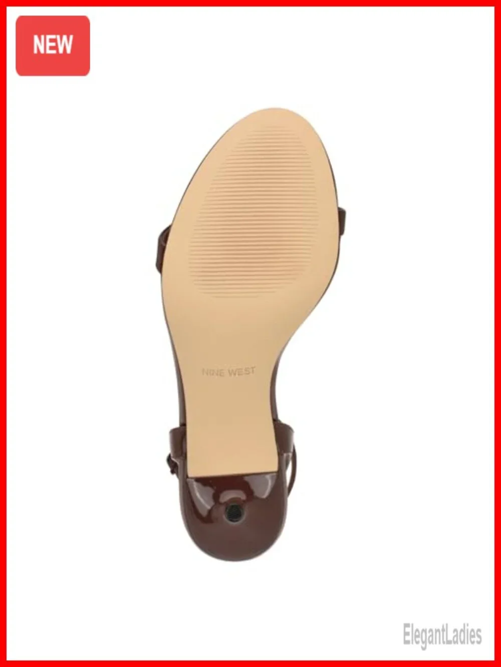 Women's Waltz Kitten Block Heel Sandal Faux Leather Open Toe